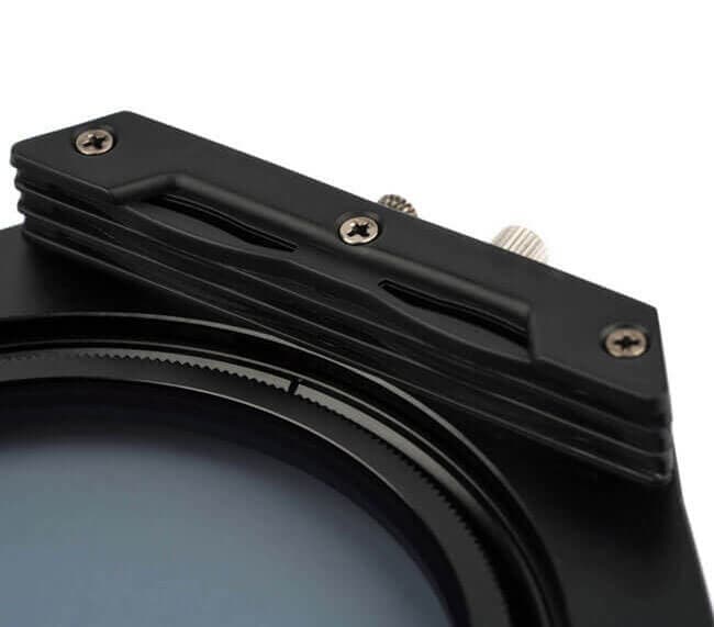 The NiSi 100mm square filter holder in a landscape