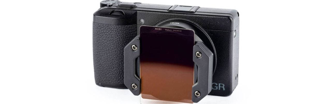 Ricoh GR III with the NiSi filter holder and the GND Medium filter