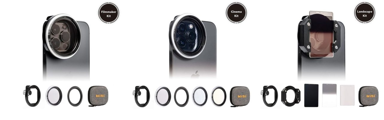 iPhone Pro with the NiSi Filmmaker, Cinema and Landscape kits