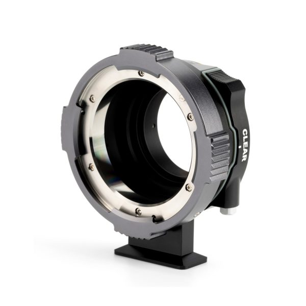 NiSi Drop-In Filter PL Mount Adapter PL-E for Sony E-mount cameras, on a white background