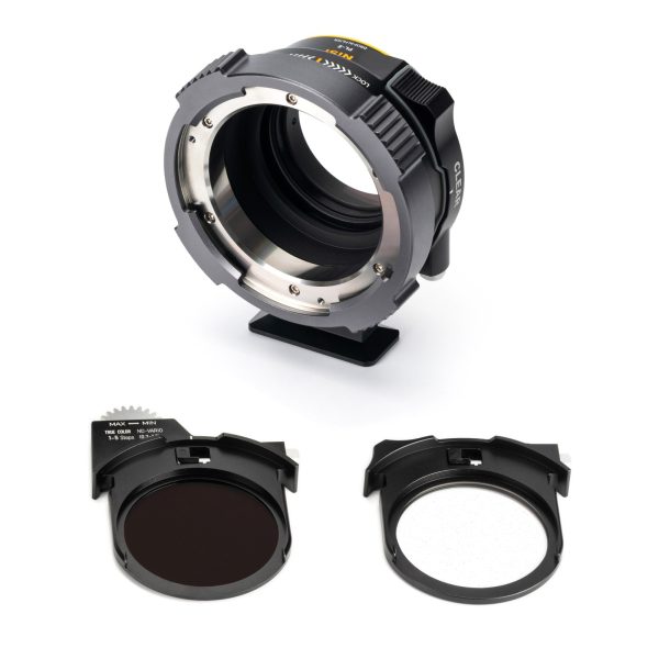 NiSi Drop-In Filter PL Mount Adapter PL-E Filmmaker Kit with True Color ND-VARIO and Black Mist drop-in filters