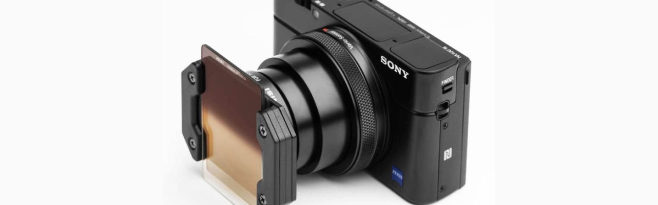 Sony RX100 with the NiSi filter holder and GND and ND filters