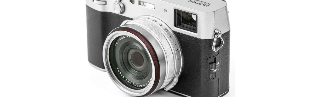Silver Fujifilm X100VI with the NiSi JetMag Pro UV filter fitted